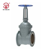 Vanne à vanne manuelle ANSI en acier au carbone
